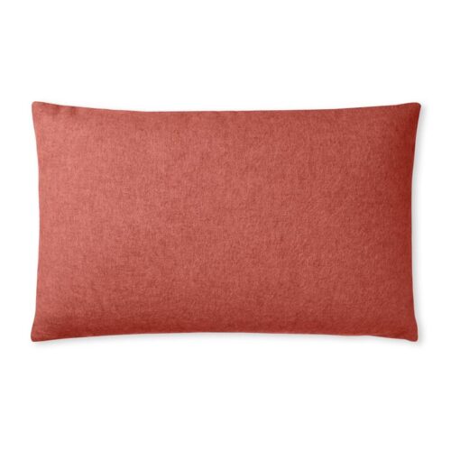 Kussen steenrood langwerpig alpacawol elvang Classic