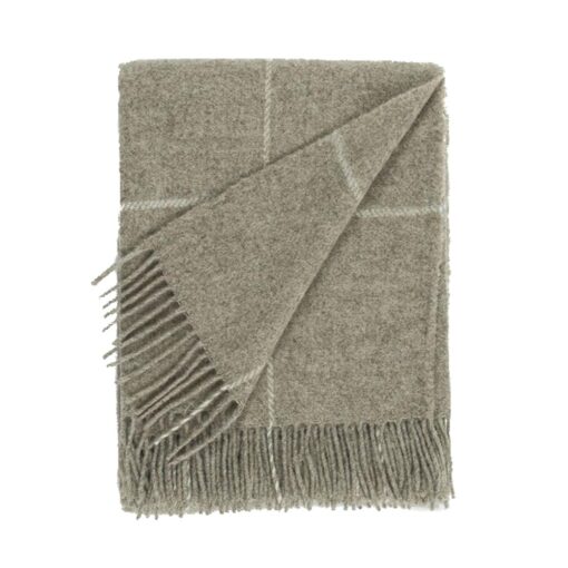 plaid beige ruiten wol ookinhetpaars
