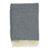 plaid donkergrijs wol diamant ookinhetpaars