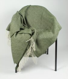 plaid groen meninowol diamanten