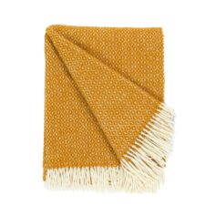 plaid mosterdgeel wol diamant ookinhetpaars