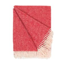 plaid rood wol visgraat mini ookinhetpaars