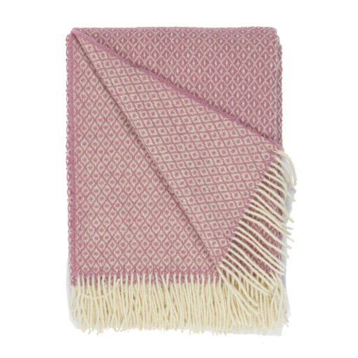plaid roze wol diamant ookinhetpaars
