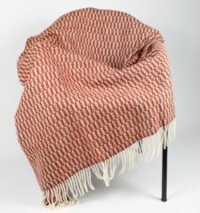 plaid steenrood wol pijlen