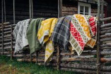 plaids klippan tartan grijs ruiten