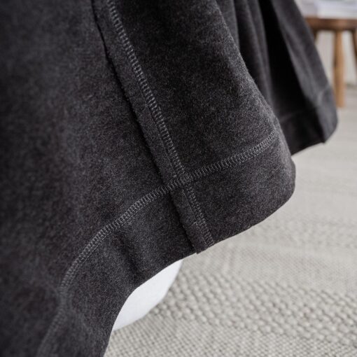 antraciet sprei van jersey detail