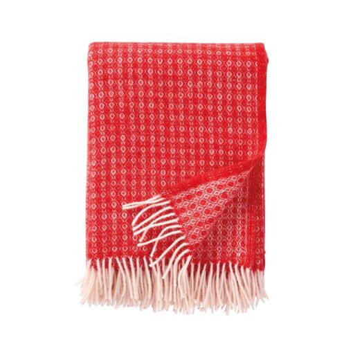 plaid rood klippan loop raspberry ol