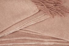 terracotta plaid wol linnen
