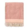 Plaid roze merinowol klippan hope