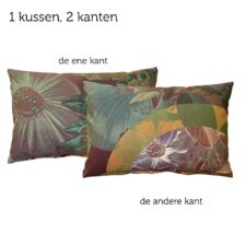 kussen bruin blauw Robinia