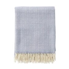 plaid blauw cashmere merino klippan tippy