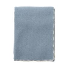 plaid blauw lamswol klippan uno