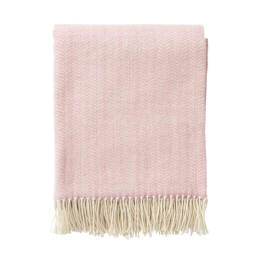 plaid roze cashmere merino klippan tippy
