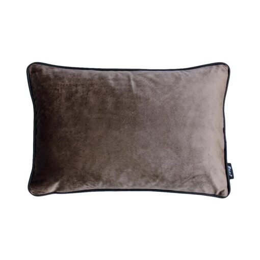 kussen bruin velvet langwerpig raaf vos