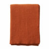 plaid oranje lamswol klippan domino