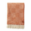 plaid oranje lamswol klippan gooseye