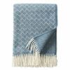 plaid blauw eco lamswol klippan pampas