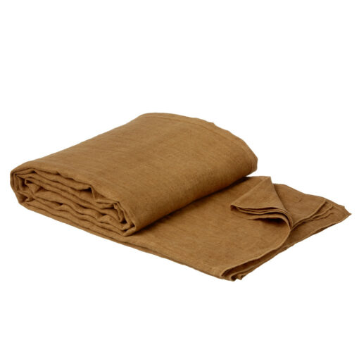 sprei bruin linnen bungalow pecan