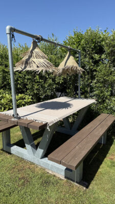 zachte beige hamamdoek katoen beachie sevilla beige