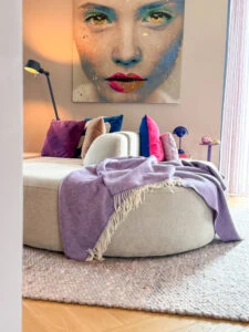 lila plaid cashmere merinowol john hanly 1440