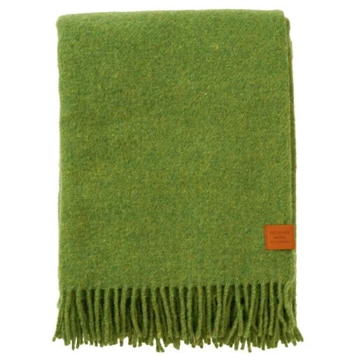 plaid groen recycled wol klippan true green 2025