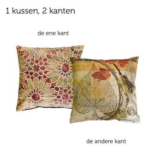 kussen oranje geel leef structure