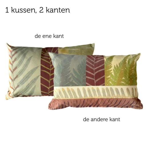 kussen groen bordeaux Femina Nin Nit