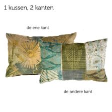 kussen turquoise groen leef nature