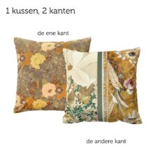 kussen okergeel beige Magnolia Charme
