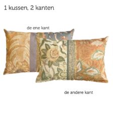 kussen oranje grijs Vintage Orange