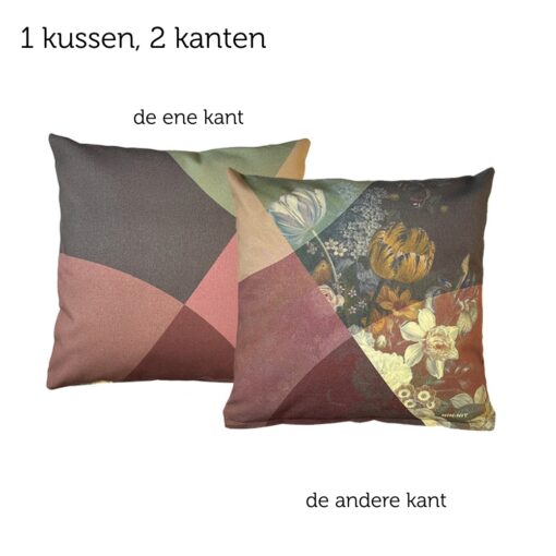 kussen oudroze bordeaux flower twilight
