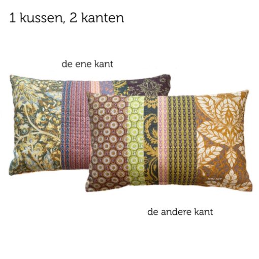 kussen terracotta groen boho olly