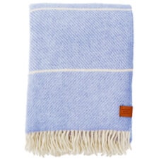 plaid blauw recycled wol klippan frank infinite blue