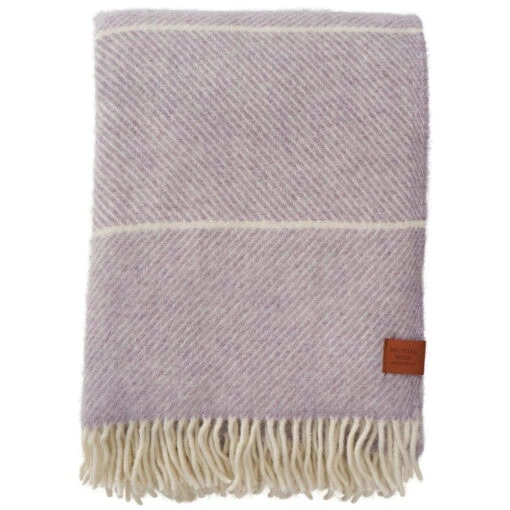 plaid lila recycled wol klippan frank purple