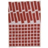 plaid roodbruin grafisch wol klippan floor brown