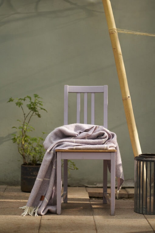 woondeken paars recycled wol klippan frank purple
