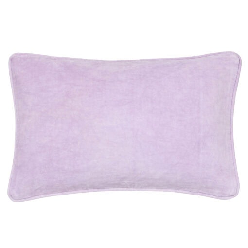 kussen lila langwerpig bungalow velvet lavender
