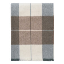 plaid groen beige bruin blokken alpacawol elvang scotch green