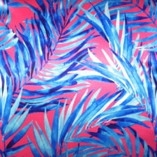 vierkant kussen roze blauw raaf kek pink
