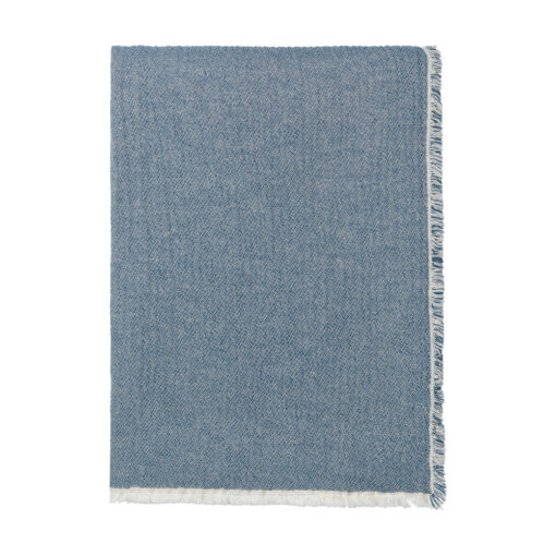 Plaid blauw katoen elvang thyme blue