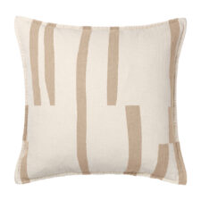 kussen beige katoen vierkant elvang lyme grass beige