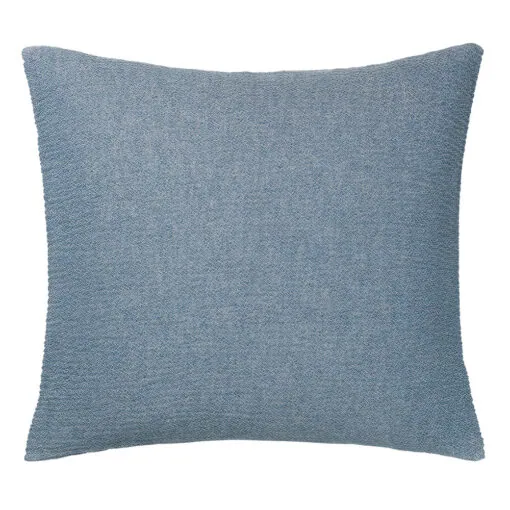 kussen blauw katoen effen elvang thyme blue