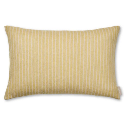 kussen geel strepen alpacawol elvang stripes light yellow