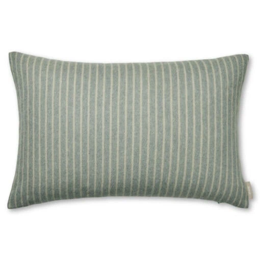 kussen groen strepen alpacawol elvang stripes green