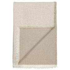 plaid beige alpacawol elvang venice white latte