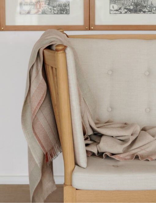 plaid beige baby alpacawol elvang ecru beige