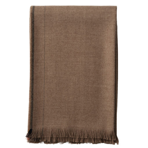 plaid bruin alpacawol elvang ecru brown