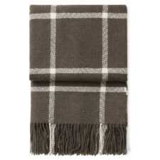 plaid bruin ruiten alpacawol elvang tartan brown