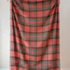 plaid bruinrood ruiten lamswol tartan blanket company stewart royal antique