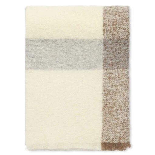plaid ivoor bruin grijs ruiten alpacawol elvang lava ivory mocca grey